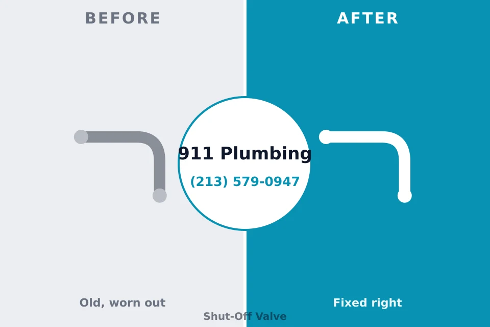 Before and after: plumbing company Lambertville, MI